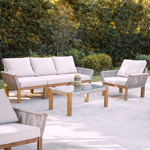 Outdoor seating set w/ coffee table Image 1