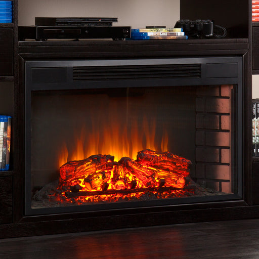 Widescreen electric firebox w/ remote-controlled features Image 1