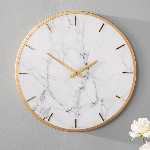 Faux marble wall clock Image 2