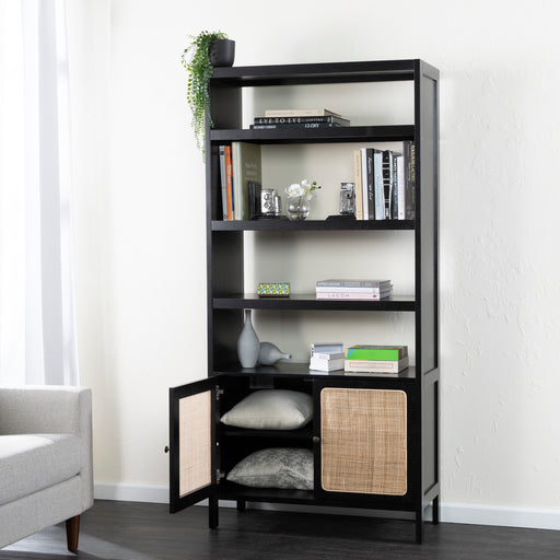 Tall bookcase w/ concealed storage Image 3