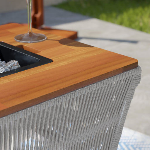 Outdoor serving station w/ drink compartment Image 2